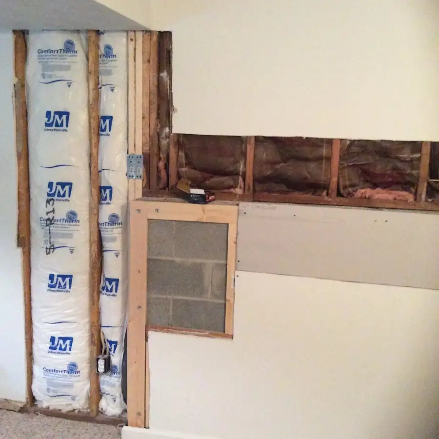 Wall insulation replacement during Odor Removal & Deodorization in Gilroy